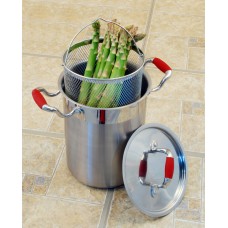Cook Pro 4.25-Quart Professional Stainless Steel 3 Piece Vegetable Cooker Set KPO1004
